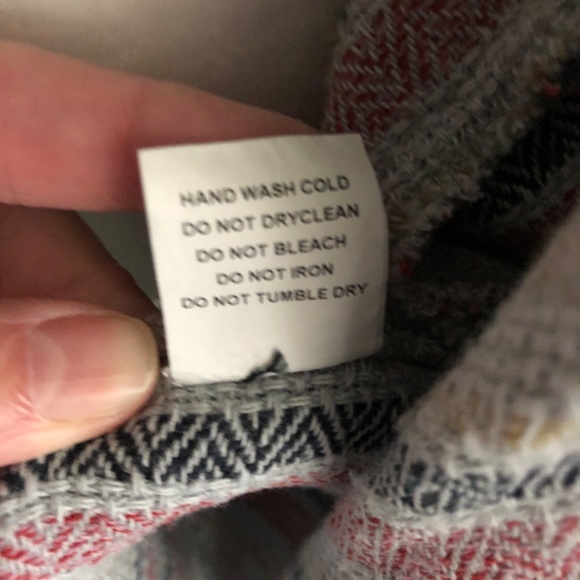 NEW! Black Denim Jean Jacket w/ Woven Back/Long Fringed Sides (NWT) - Picture 8 of 15